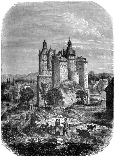 Castello di Montbéliard, Francia da Alexandre de Bar
