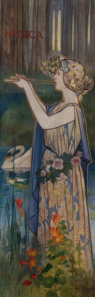 Allegoria della Musica da Alexandre de Riquer