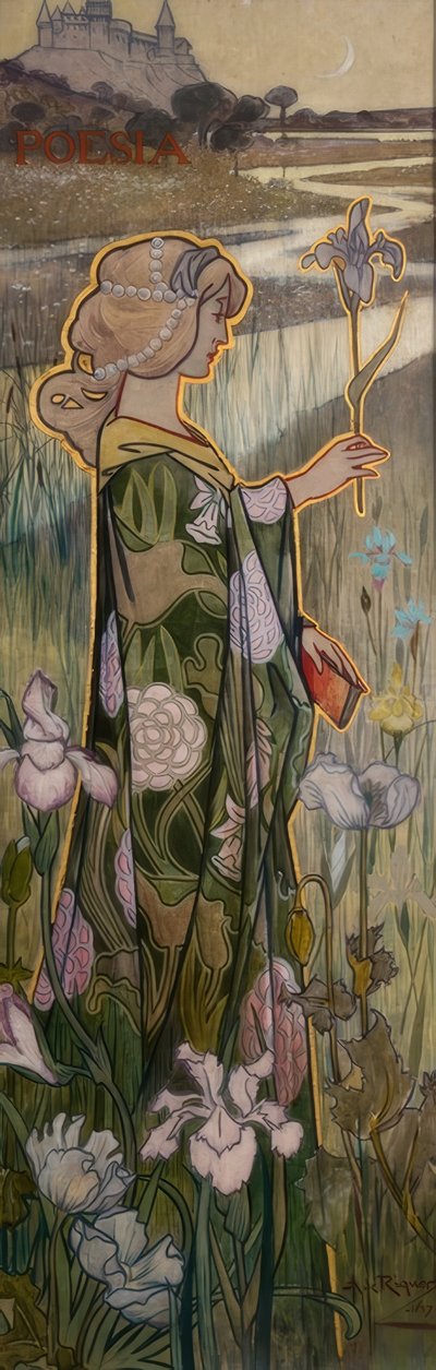 Allegoria della poesia da Alexandre de Riquer