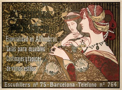 Antigua Casa Franch, 1899 da Alexandre de Riquer