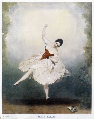 Danza classica: Miss Rosati nel 1848 da Alexandre de Valentini