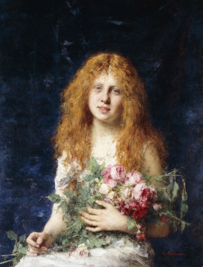 Una Bella Rosa da Alexei Alexevich Harlamoff