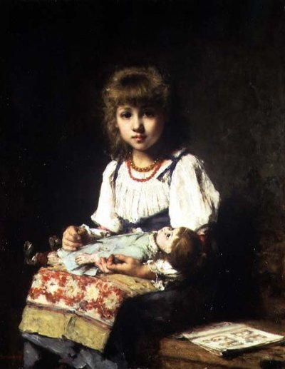 Giocando a fare la mamma da Alexei Alexevich Harlamoff