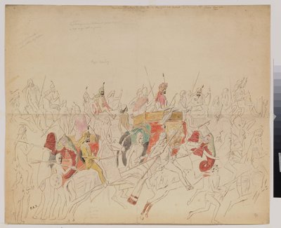 Il Maharaja Sher Singh (1807-1843) del Punjab e la sua corte da Alexei Dmitrievich Saltykov