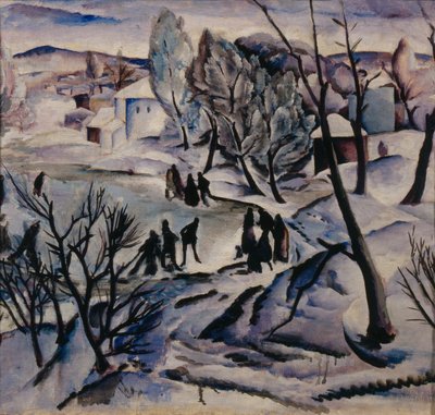 Inverno. Stagno Ghiacciato da Alexei Ilyich Kravchenko