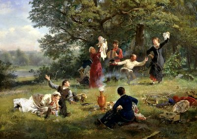 Domenica, 1884 da Alexei Ivanovich Korzukhin