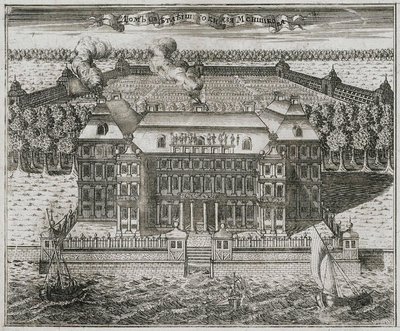 Il palazzo del principe Alexander Menshikov, 1717 da Alexei Ivanovich Rostovtsev