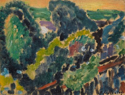 Paesaggio sul Lago di Ginevra, c. 1914 da Alexei Javlensky von