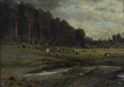 Isola degli alci a Sokolniki, 1869 da Alexei Kondratyevich Savrasov