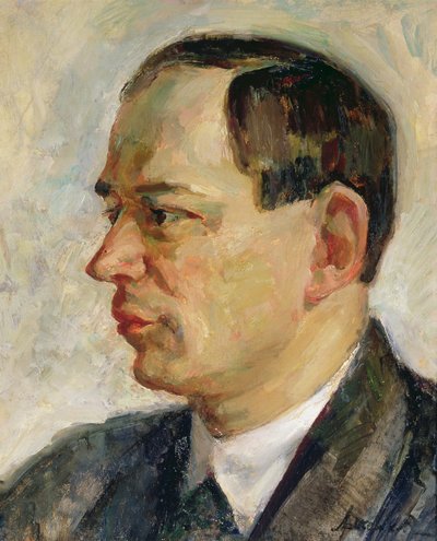 Ritratto di Vissarion Shebalin (1902-63) da Alexei Nikolayevich Arzhenikov
