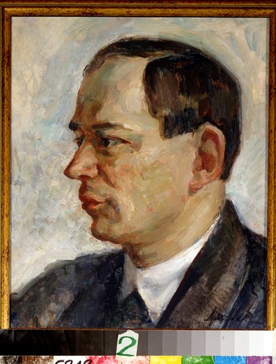 Ritratto del compositore Vissarion Shebalin (1902-1963) da Alexei Nikolayevich Arzhenikov