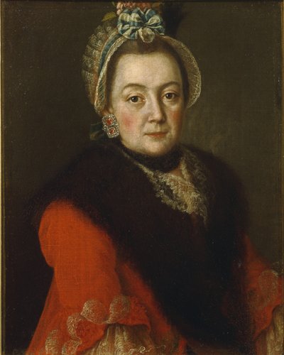 Ritratto di Anna Ivanovna Kolycheva, 1768 da Alexei Petrovich Antropov
