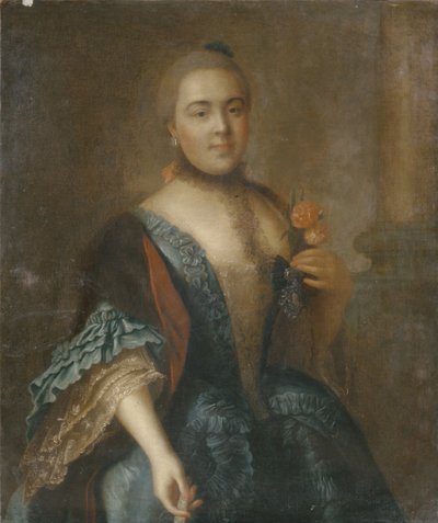 Ritratto della contessa Elizabeth Vorontsova 1739-1792 da Alexei Petrovich Antropov