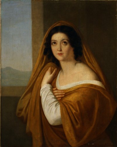 Ritratto della principessa Yevdokia Avdotya Ivanovna Golitsyna, nata Izmaylova 1794-1890, 1810s da Alexei Yegorovich Yegorov