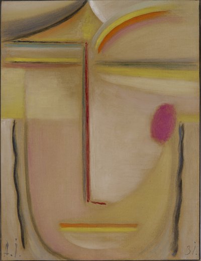Testa Astratta: Oro e Rosa da Alexej von Jawlensky