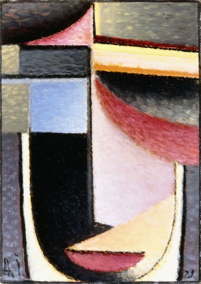 Testa astratta: Il calice mi è passato, 1929 da Alexej von Jawlensky