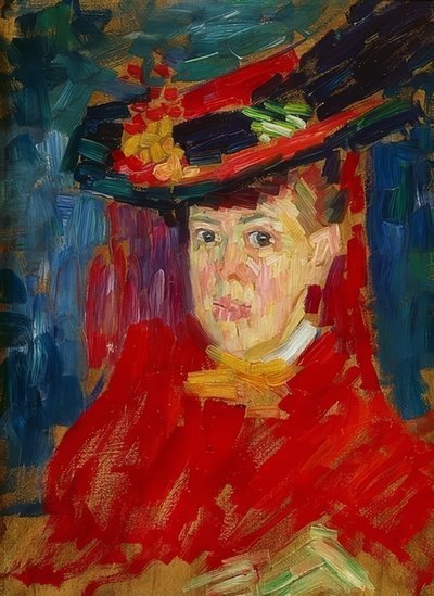 Ritratto di Marianne von Werefkin da Alexej von Jawlensky