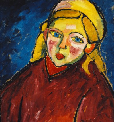 Bambino con occhi azzurri, 1912 da Alexej von Jawlensky