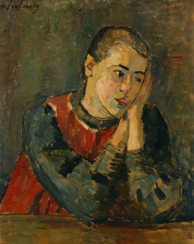 Bambino con testa rasata, 1906 da Alexej von Jawlensky