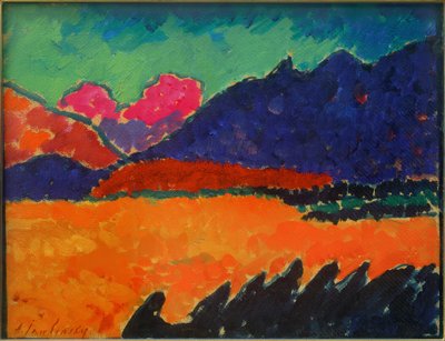 La valle - Murnau da Alexej von Jawlensky