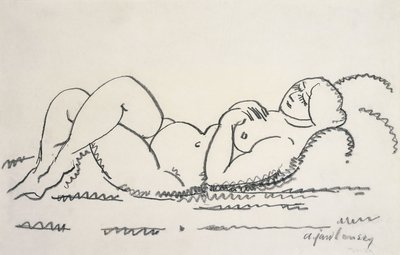 Nudo femminile da Alexej von Jawlensky