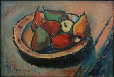 Natura morta di frutta da Alexej von Jawlensky