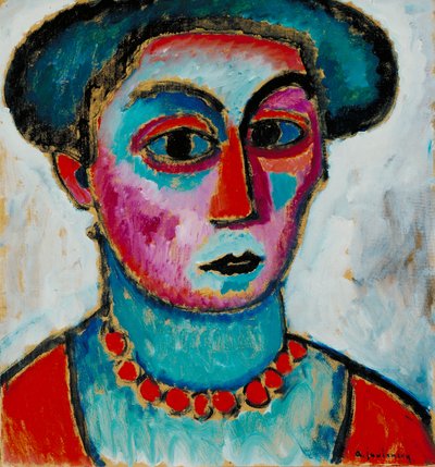 Testa di una donna, c.1912 da Alexej von Jawlensky