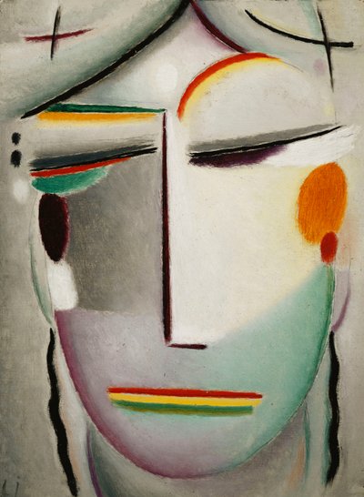 Heilandsgesicht: Re remoto - Buddha II, c.1921 da Alexej von Jawlensky