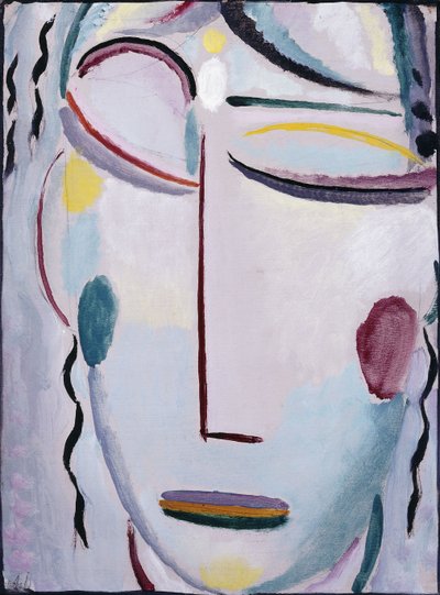 Heilandsgesicht: la Resurrezione o La Nuova Vita II; Heilandsgesicht: Auferstehung o Das Neue Leben II, 1918 da Alexej von Jawlensky
