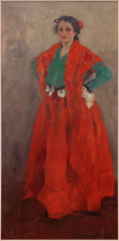Helene in costume spagnolo da Alexej von Jawlensky