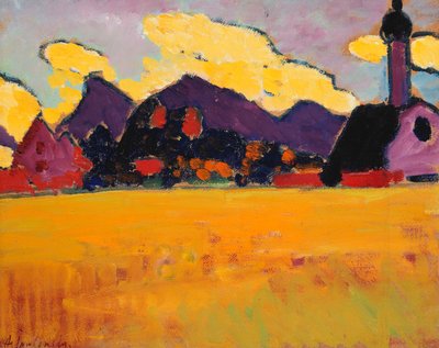 Paesaggio vicino a Murnau, c.1910 da Alexej von Jawlensky