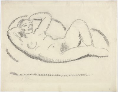 Nudo sdraiato da Alexej von Jawlensky