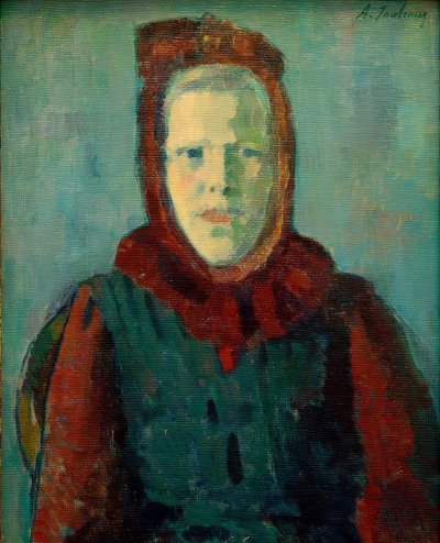 Ragazza con cuffia da Alexej von Jawlensky