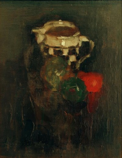Brocca di latte con mele da Alexej von Jawlensky