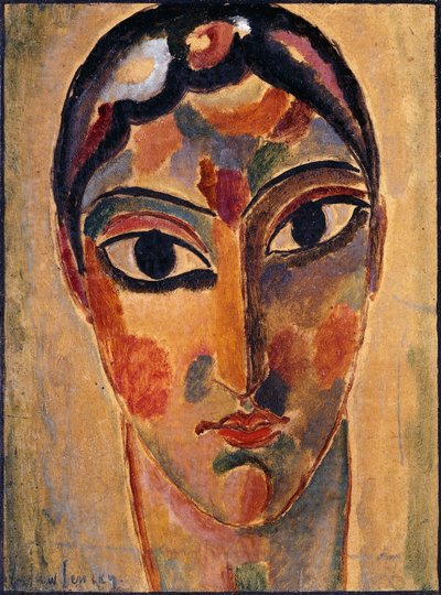 Testa mistica: Testa di Ascona, 1918 da Alexej von Jawlensky