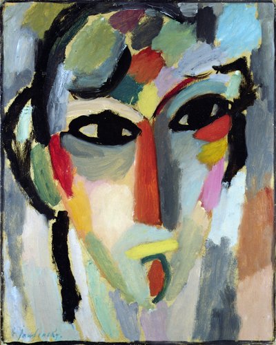 Testa mistica, c.1918 da Alexej von Jawlensky