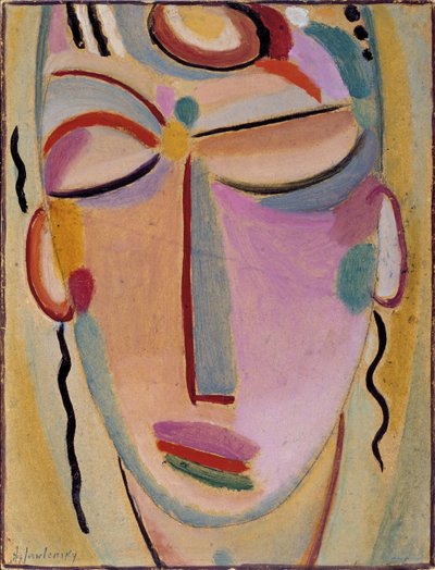 Testa mistica: Meditazione da Alexej von Jawlensky