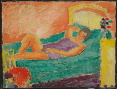 Ragazza reclinata da Alexej von Jawlensky