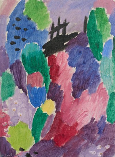 Sentiero rosso, St. Prex da Alexej von Jawlensky