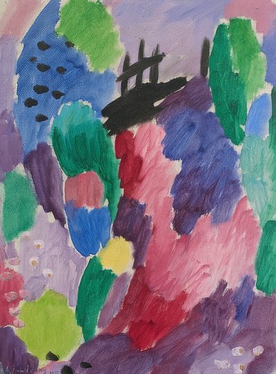 Sentiero rosso, St. Prex da Alexej von Jawlensky