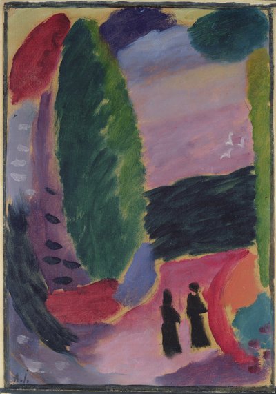 Variazione, 1916-17 da Alexej von Jawlensky