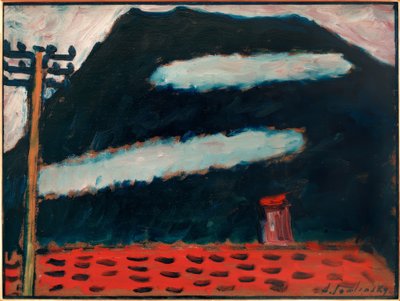 Due nuvole bianche da Alexej von Jawlensky