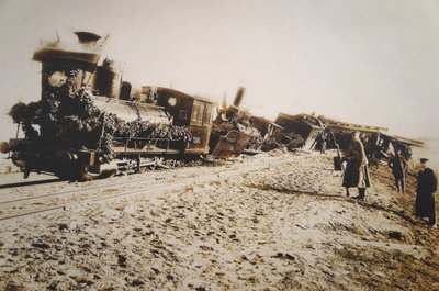 Il disastro ferroviario di Borki del 29 ottobre da Alexey Mikhaylovich Ivanitsky
