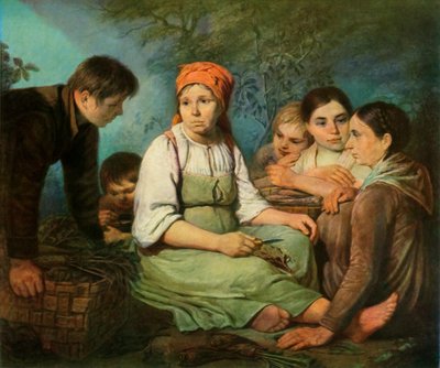 Pulizia della barbabietola da zucchero, c1820, 1965 da Alexey Venetsianov