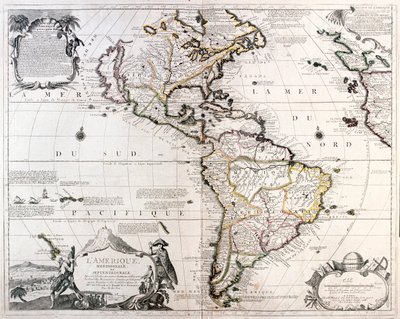 Sud e Nord America - da A da Alexis Hubert Jaillot