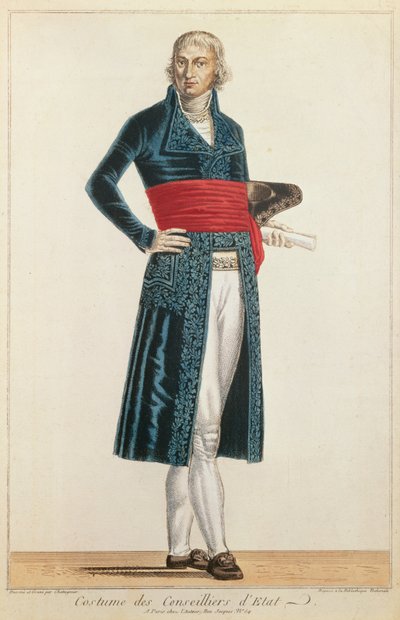 Uniforme del Consigliere di Stato, c.1804-10 da Alexis Chataigner