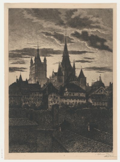 Vista di Losanna da Alexis Forel