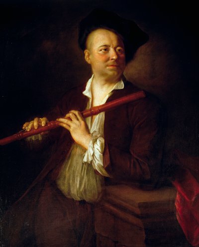 Ritratto di flautista da Alexis Grimoux