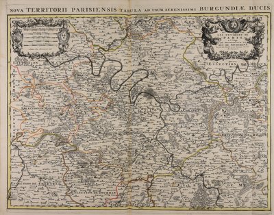 I dintorni di Parigi ad uso del mio signore, il duca di Borgogna. da Alexis Hubert Jaillot