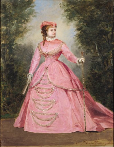 Hortense Schneider (1838-1920) 1868 da Alexis Joseph Perignon